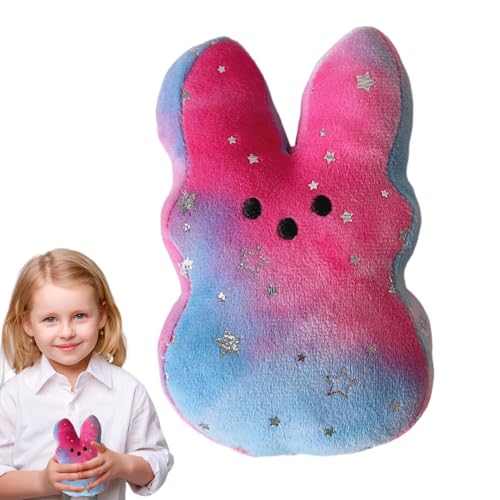 Fukamou Plüschhase, Osterhase Plüsch,5,9 Zoll Buntes Osterhasen-Stofftierspielzeug | Schönes -Flauschiges Kaninchen-Tier-Umarmungskissen Ostern Für Kinder, Mädchen Und von Fukamou