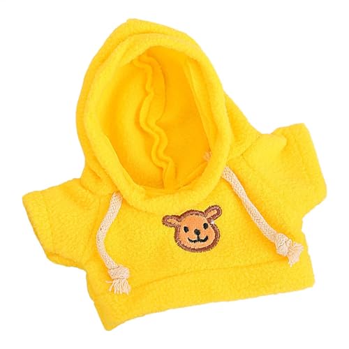 Fukamou Plüschpuppenkleidung,Kleidung Zum Bauen Eines | Bär- Kapuzenpullover - Plüsch-Capybara-Puppenkostüm, Bär, Spielzeug-Outfits, Zubehör, Stofftier-Shirt Für Puppen Mit Einer Größe Von 7,87 von Fukamou