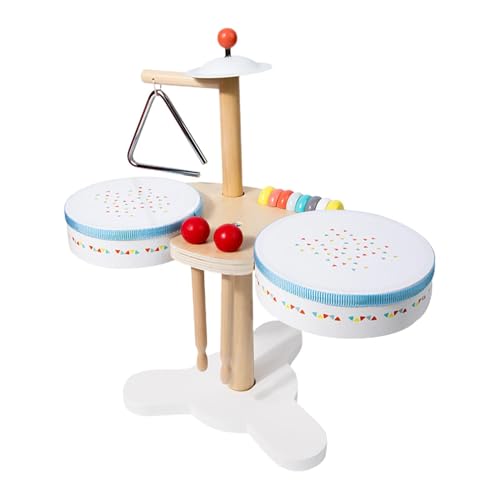 Fukamou Schlagzeug-Set für Kleinkinder 1–3, Kinder-Schlagzeug-Sets für 2–5 - Babys Musikspielzeug Multifunktionales Kindertrommelset | Kindertrommeln, Musikinstrumente für Babys für von Fukamou