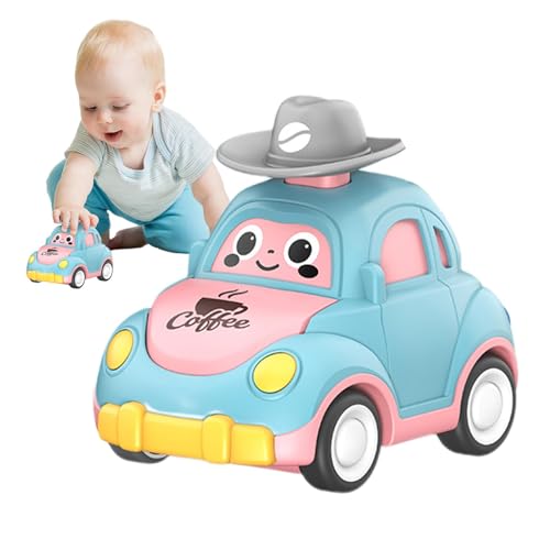 Fukamou Spielzeugautos Zum Zurückziehen,-Autos Zum Zurückziehen - Trägheitsauto Für Kinder,Trägheitsautos, Spielzeug -Für Kinder, Cartoon-Design, Kinderautos, Spielzeug Zum Zurückziehen, Autos Für von Fukamou