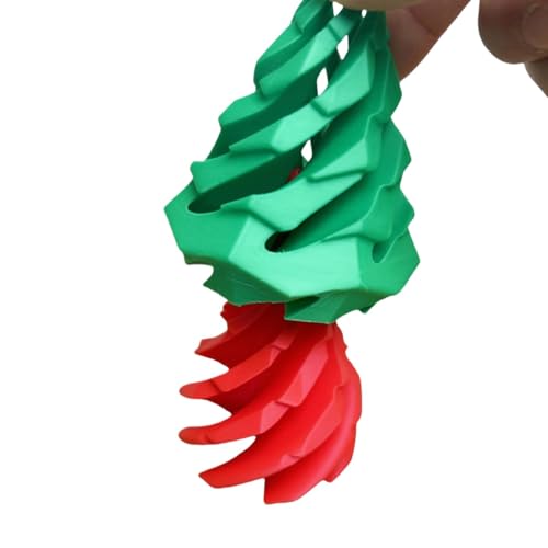 Fukamou Spiralförmiges Weihnachtsbaum-Zappelspielzeug, Impossible Cone - -Weihnachtsbaum-Fidget-Spielzeug,Unmöglicher -Weihnachtsbaum, Spiralförmiges Zappelspielzeug Für Weihnachten, Halloween, von Fukamou