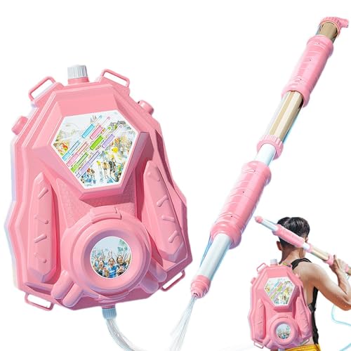 Fukamou Wasser-Pool-Spielzeug, Rucksack-Wasserspielzeug,Auslaufsicherer, Herausziehbarer Wasserspielzeug-Wasserspielzeug-Injektor Für- Den Außenbereich - Kreatives Sommer-Outdoor-Spielzeug Mit Großer von Fukamou