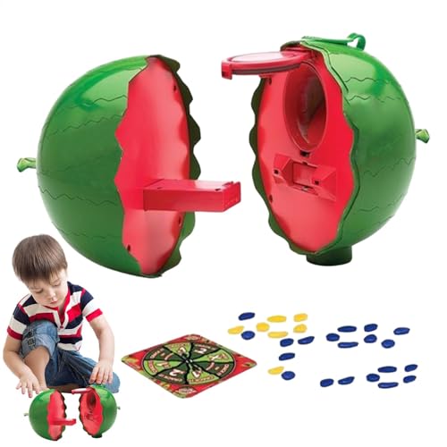 Fukamou Wassermelonen-Crack-Spiel, Wassermelonen-Spiel - Interaktives Familienspiel - Lehrreich Für Familientreffen, Inklusive Partyzubehör- Und Ansprechendem Wassermelonenspielzeug Für Kinder von Fukamou