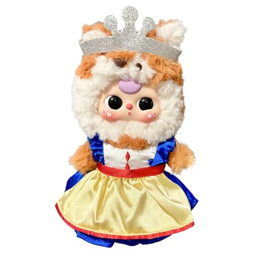 8-Zoll-Puppenkleidung, 20-cm-Puppenkleidungskleid - Cartoon-Puppenkleidung,Stoffpuppen-Anziehkleidung, Märchen-Themenkleid für Plüschpuppe, kleines Puppenzubehörkleid von Fulenyi