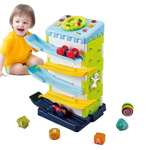 Auto-Rampen-Fahrzeug-Spielsets, Ramp-Racer-Set für Kleinkinder, Ramp Car Race Track Spielset für Kinder, Bildungs-Autorampenbahn für, Mädchen, Kinder, Kleinkinder im Vorschulalter von Fulenyi