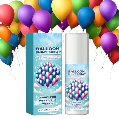 Ballonspray für lange Haltbarkeit und Glanz, Hochglanz-Ballonspray - Hoher Glanz und längere Haltbarkeit für eine verbesserte Partydekoration - Ideal für Partydekoration, einfache Anwendung, von Fulenyi