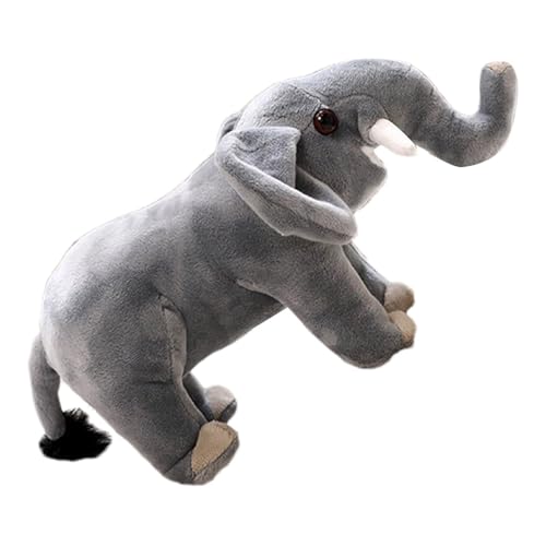 Fulenyi Elefanten-Plüschtier, Simulations-Elefant-Plüschtier, Kleines Stofftier, Bequeme, lebendige Elefantenpuppe, kreatives kleines Stofftier, Stofftierpuppe, Plüschtier für Schlafzimmer, Zuhause, von Fulenyi