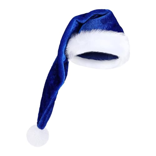 Extra große Weihnachtsmannmütze, große Weihnachtsmannmütze aus Samt und warm für Erwachsene | Cosplay-Kostüm, Unisex-Hut für Erwachsene für Feiern Extra große Weihnachtsmannmütze, große Weihnachtsmannmütze aus Samt und warm für Erwachsene | Cosplay-Kostüm, Unisex-Hut für Erwachsene für Feiern von Fulenyi