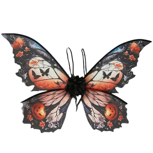 Fulenyi Feenflügel Kostüm - Feast Dressing Wings | Mädchen Fee Schmetterling Flügel Schmetterling Kostüm für Party Cosplay Kostüm Dress Up Requisiten von Fulenyi