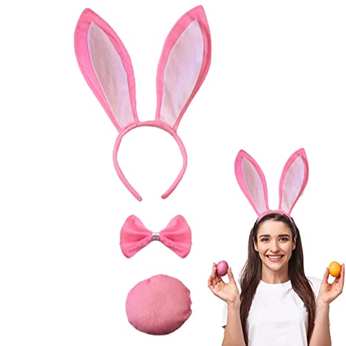 -Kostüm, Haarreif mit Ohren aus Plüsch, Osterhasen-Ohren, niedliche Mützen mit Ohren für Osterpartygeschenke, Zubehör für -Kostüm, Haarreif mit Ohren aus Plüsch, Osterhasen-Ohren, niedliche Mützen mit Ohren für Osterpartygeschenke, Zubehör für von Fulenyi
