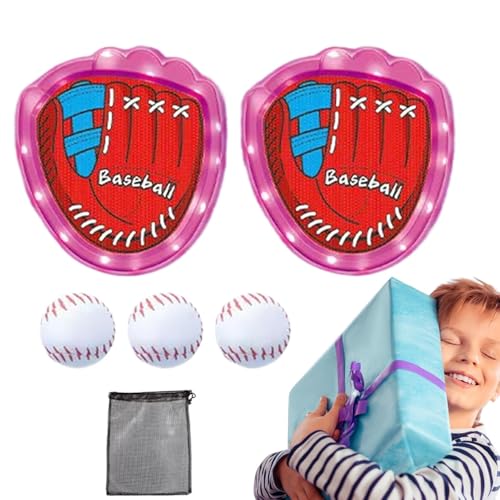 Fulenyi Paddelwerfen und Fangen, Paddelballwerfen und Fangen - Wurf- und Fangball-Spielset - Paddel-Wurf- und Fangball-Spielset, Ballfang-Set, lustiges Eltern-Kind-Interaktions-Outdoor-Spielzeug für von Fulenyi