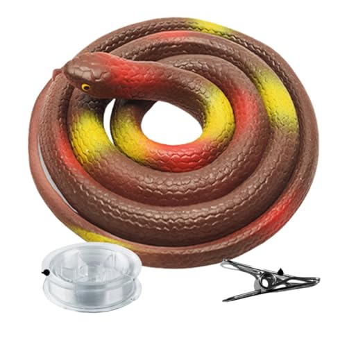 Schlangen-Clip, Schlange an einer Schnur, Spielzeug für Golf, Schlangenspielzeug, Schlangenspielzeug, künstliche Schlange, Simulationsspielzeug Schlangen-Clip, Schlange an einer Schnur, Spielzeug für Golf, Schlangenspielzeug, Schlangenspielzeug, künstliche Schlange, Simulationsspielzeug von Fulenyi