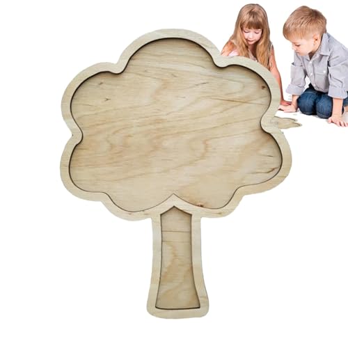Fulenyi Sensorisches Tablett, sensorische Holztabletts für Kinder, Vorschulsortier-Tablett mit einzigartigem Holzmuster, Lernspielzeug, Lernspielzeug, lustiges Spielzeug Fulenyi Sensorisches Tablett, sensorische Holztabletts für Kinder, Vorschulsortier-Tablett mit einzigartigem Holzmuster, Lernspielzeug, Lernspielzeug, lustiges Spielzeug von Fulenyi