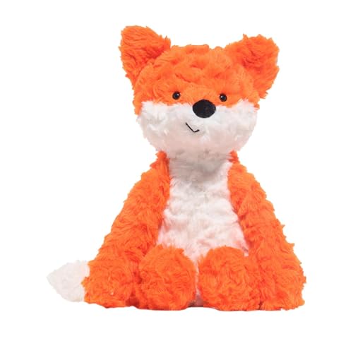 Fulenyi Stofftier Fuchs,Fuchs Plüschtier, Cartoon niedlicher Fuchs gefüllte Plüschfuchsfiguren, Kuscheltierpuppe, 10-Zoll-Fuchskissen, Spielzeugfuchs für, Mädchen, Kinder und Erwachsene von Fulenyi