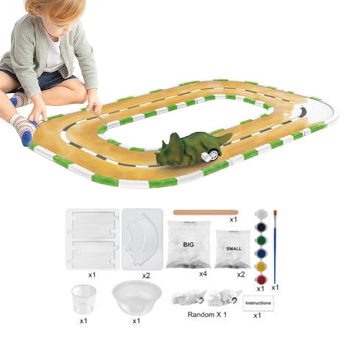 Fulenyi Gleis-Malspielzeug,Gleis-Malspielzeug - Malset Track Play Set,Lernschienen-Set, Malspur-Spielzeug, Spielset für Weihnachten, Kindertag von Fulenyi