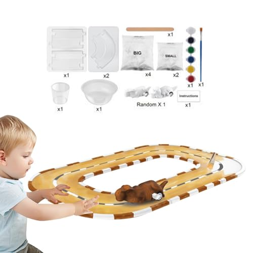 Gleis-Malspielzeug,Gleis-Malspielzeug | Malset Track Play Set | Lernschienen-Set, Malspur-Spielzeug, Spielset für Weihnachten, Kindertag von Fulenyi