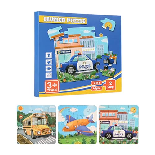 Magnetisches Puzzlebuch für Kinder,Magnetisches Puzzlebuch für Kinder,Lustiges Puzzle - Lernpuzzlespielzeug für Vorschulkinder, Magnetpuzzlebuch für Kinder ab 3 Jahren, Reisepuzzlespiel von Fulenyi