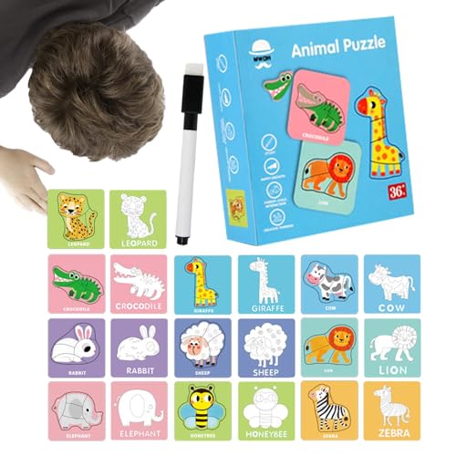 Puzzle-Aktivität für Vorschulkinder, Puzzle für Kinder im Vorschulalter - Cartoon Puzzles | Lernspielzeug, Vorschul-Lernaktivitäten für Kinder im von 0–3 Jahren, Spielzeug von Fulenyi