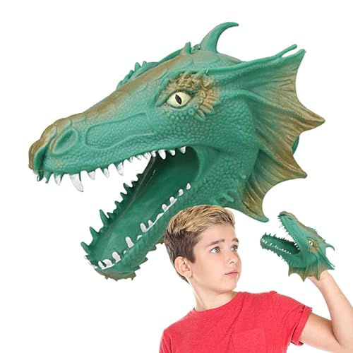 Realistische Handpuppe - Lustige Dinosaurier-Handpuppen,Gastgeschenke, Dekorationen, Tierpuppen für Zuhause, Schule, Reisen für Kinder, Kleinkinder, und Mädchen von Fulenyi