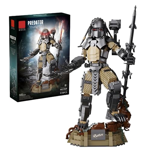 Fuleying Alien Warrior Bausteine Bausatz für Erwachsene, 978 Teile Predator Klemmbausteine, Xenomorph Horror Action Figur Modell Spielzeug, Geschenk für Erwachsene Kinder ab 8 Jahren Fuleying Alien Warrior Bausteine Bausatz für Erwachsene, 978 Teile Predator Klemmbausteine, Xenomorph Horror Action Figur Modell Spielzeug, Geschenk für Erwachsene Kinder ab 8 Jahren von Fuleying