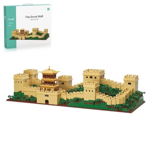 Fuleying Chinesische The Great Wall Architektur Bausteine Bausatz, 4923 Teile Chinesische Weltberühmtes Architektur Modellbausatz, Mikro Bausteine Spielzeug Geschenke für Kinder und Erwachsene von Fuleying