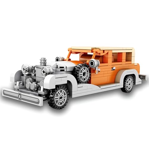 Fuleying Rennwagen Bauklötze, 304PCS Super Auto Bauklötze Kreatives Auto Baukasten Sportwagen Modell für Erwachsene Teens Geschenkidee(Orange, 810) von Fuleying