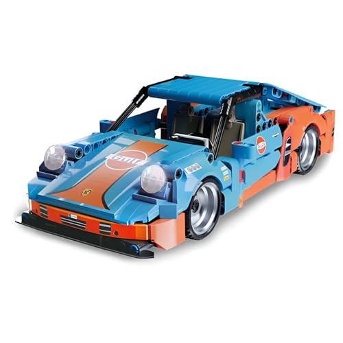 Fuleying Sportwagen Super Baukästen, 538 PCS Kreative Supercar Baukästen, Fahrzeugklemmblöcke Modellspielzeug Geschenkidee für Erwachsene Kinder von Fuleying