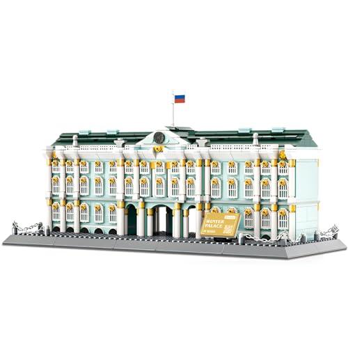 Fuleying Winter Palace Saint Petersburg Bausteine Bausatz, 1064 PCS Berühmtes Wahrzeichen Klemmbausteine, Architektur Modellbau Spielzeug für Erwachsene Kinder Büro Home Decor von Fuleying