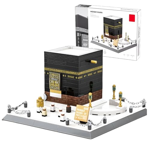 Moschee Kaaba von Mekka Bausteine, 446-Teile Islamische Architektur Modell Klemmbausteine, STEM Pädagogisches Spielzeug Kulturelles Geschenk für Erwachsene Kinder, Perfekt für Eid, Home Decor Moschee Kaaba von Mekka Bausteine, 446-Teile Islamische Architektur Modell Klemmbausteine, STEM Pädagogisches Spielzeug Kulturelles Geschenk für Erwachsene Kinder, Perfekt für Eid, Home Decor von Fuleying