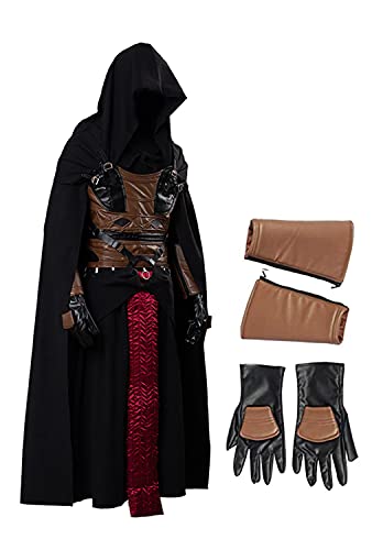 Fuman Darth Revan Kostüm Film Cosplay Schwarz Uniform-Set für Halloween Karneval Party Fuman Darth Revan Kostüm Film Cosplay Schwarz Uniform-Set für Halloween Karneval Party von Fuman