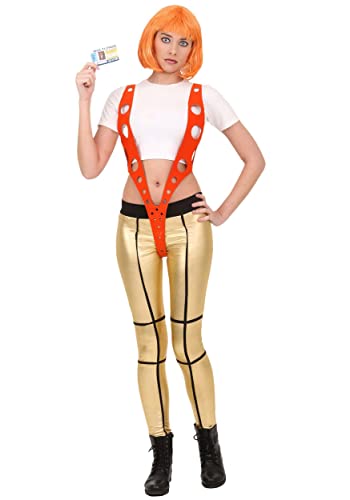 5th Element Adult Leeloo Orange Harness Fancy Dress Costume for Women, Women's SiFi Dressup, Fifth Element Halloween Fancy Dress Costume Large von Fun Costumes