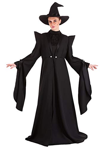 Women's Deluxe Harry Potter Professor McGonagall Fancy Dress Costume, Gryffindor Teacher Wizard Outfit for Halloween Small von Fun Costumes