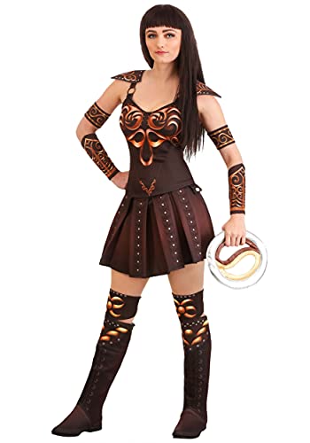 Women's Xena Warrior Princess Fancy Dress Costume Small von Fun Costumes