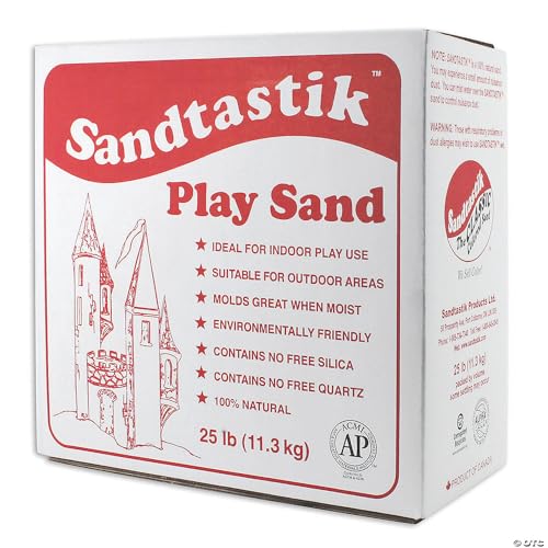 Fun Express 13972370 Piece Sandtastik Sparkling Play Sand-(1 Stück), Weiss/opulenter Garten, Small von Fun Express