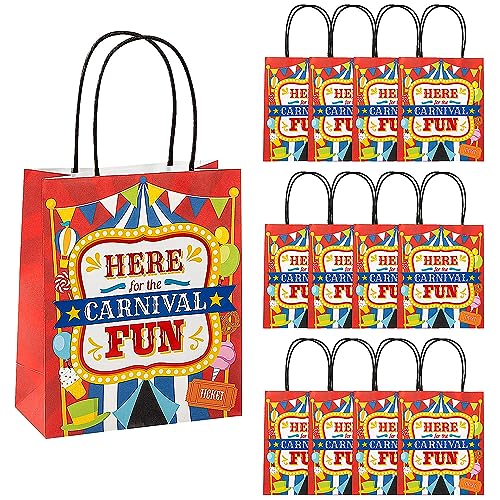 Fun Express Papier-Geschenktüten für Karneval, mittelgroß, 12 Stück von Fun Express