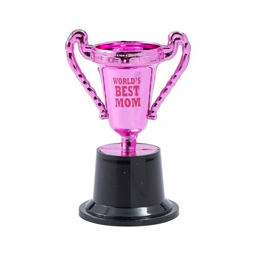 Fun Express Pink World's Best Mom Trophäen, 12 Stück von Fun Express