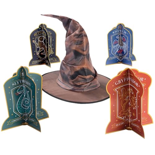 Harry Potter Hogwarts United Tafelaufsatz-Set (5 Stück) – magisches und fesselndes Design – perfekt für Geburtstagspartys, Themenveranstaltungen, Halloween und mehr von Fun Express