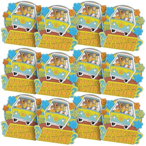 Fun Express Scooby-Doo! Mystery Machine Magnet-Bastelset (12 Sets) – ideale Dekoration, Gastgeschenk oder Geschenk für Kinderparty von Fun Express