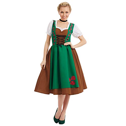 Fun Shack Dirndl für Damen, Oktoberfest Damen Outfit, Trachtenmode Damen, Dirndl Damen Kostüm, Dirndl Lang Kostüm Damen, Oktoberfest Damen, Oktoberfest Dirndl, Dirndlkleid Damen - Größe S von Fun Shack