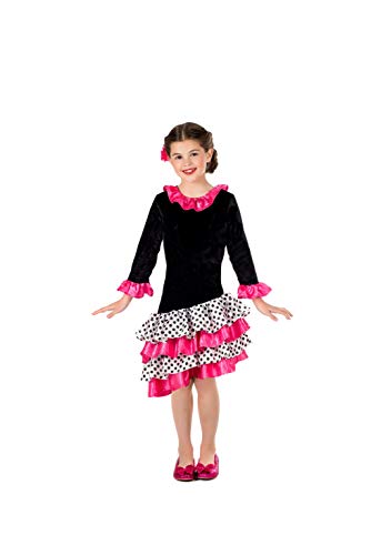 Fun Shack Flamenco Tänzerin Kostüm Kinder, Flamenco Kostüm Mädchen, Flamenco Kostüm Kinder, Kostüm Flamenco Kinder, Flamenco Kleid Mädchen, Flamenco Kleid Kinder - L von Fun Shack