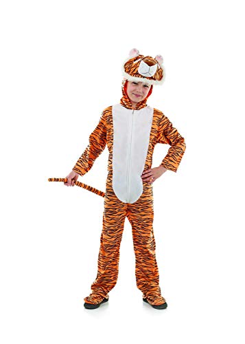 Fun Shack Tiger Kostüm Kinder, Kinder Kostüm Tiger, Kinder Tiger Kostüm, Kostüm Kinder Tiger, Tiger Kostüm Kind, TigerKostüm, Overall, Tiger, TigerKostüm für Kinder, Faschingskostüm Tiger Kinder XL von Fun Shack