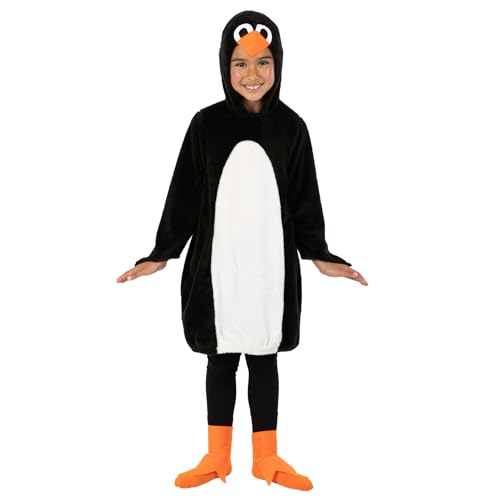 Fun Shack Pinguinkostüm Kinder, Pinguinkostüm für Kinder, Kinder Kostüm Pinguin, Kinder Pinguinkostüm, Kostüm Kinder Pinguin, Faschingskostüm PinguinKinder, Tierkostüm Kinder M von Fun Shack