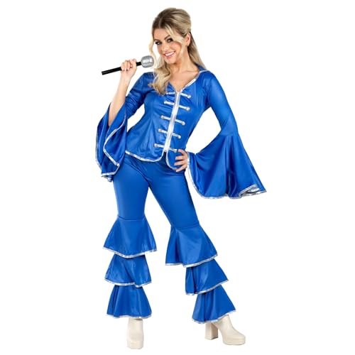 Fun Shack Schlagermove Outfit Damen, 70er Jahre Outfit Damen, Schlagerparty Outfit Frauen, Dancing Queen Kostüm Damen, Disco Queen Kostüm Damen - XXL von Fun Shack