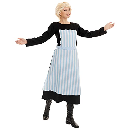 Fun Shack Schweizer Nanny Adult Sound Kostüm Erwachsene Music Faschingskostüm Damen Kleid Größe S von Fun Shack