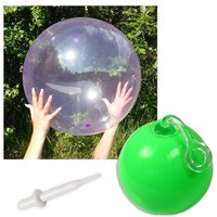 "Bubble" Spielball, aufblasbar 50 cm, selbstverschließend, mit Aufblashilfe von Fun Trading GmbH