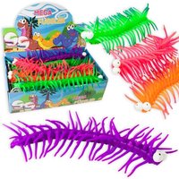 Elastischer Gummi-Tausendfüssler im Großpack, 24cm, 24 Stk. von Fun Trading GmbH