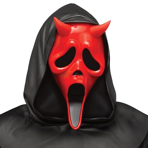 Fun World Dead by Daylight Devil Face Maske für Erwachsene, Rot/Schwarz, Standard von Fun World