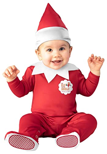 Fun World Elf on The Shelf Baby Boy Elf Infant Kostüm | 0-6 Monate von Fun World