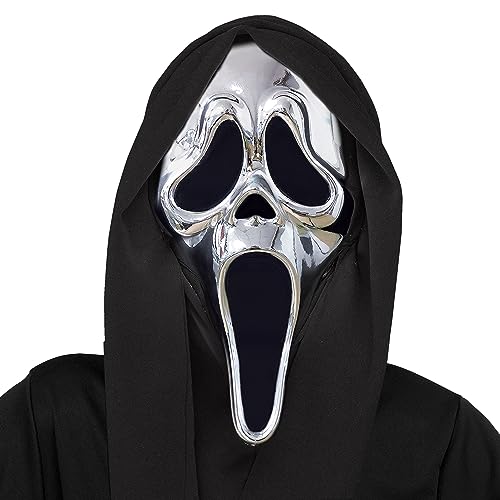 Fun World Geistergesicht Chrom Scream Maske Halloween Verkleidung Kostüm Zubehör Fun World Geistergesicht Chrom Scream Maske Halloween Verkleidung Kostüm Zubehör von Fun World
