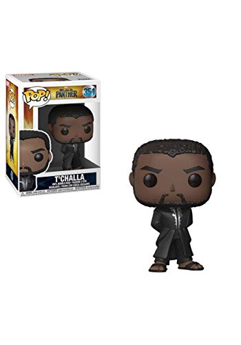 Funko Pop! Bobble: Marvel Black Panther Robe - T'Challa - Vinyl-Sammelfigur - Geschenkidee - Offizielle Handelswaren - Spielzeug Für Kinder und Erwachsene - Movies Fans von Funko